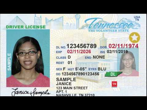 Update tn drivers license address